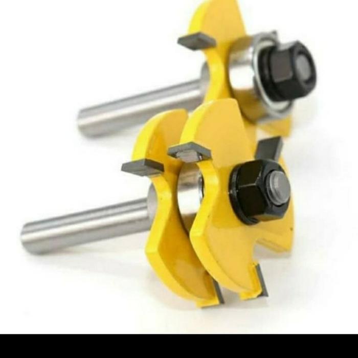 Mata Profil Kayu Set "/Profil Sambungan Kayu/Router Bits Tenon #Gratisongkir