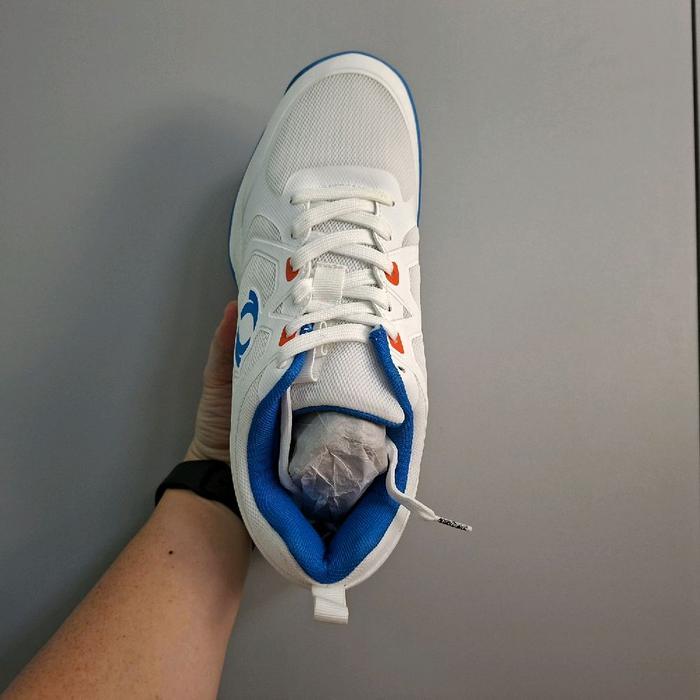Sepatu Badminton Astec Koya White Blue Badminton Shoes Astec Koya Putih Biru