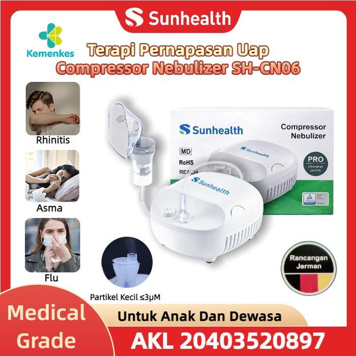 Omron - Sunhealth Compressor Nebulizer SH-CN06 portable uap alat anak sesak nafas asma uap bayi nebu