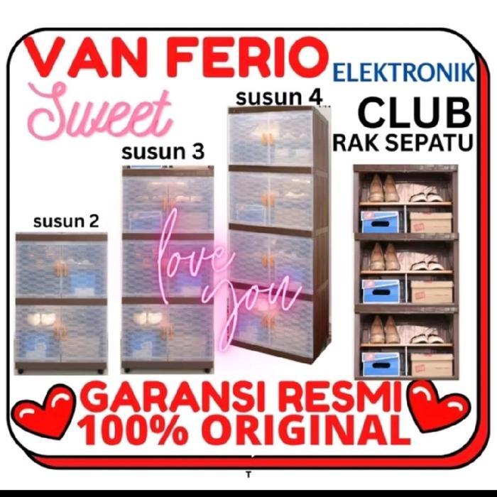 CLUB FASHION PRO SHOE RACK / RAK SEPATU / BOX SEPATU / LEMARI SEPATU PLASTIK SUSUN