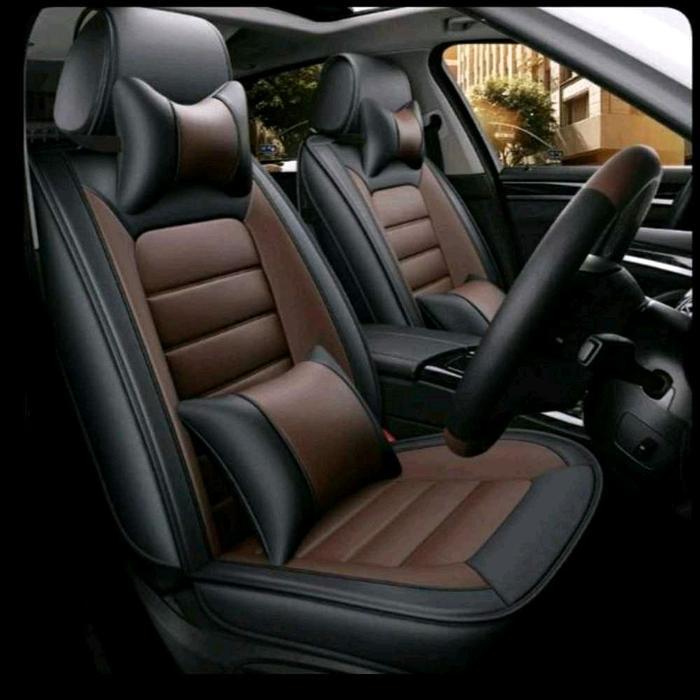 Sarung Jok Mobil Avanza Veloz Tahun 2017 All Tipe Full seat 3 baris bahan kulit sintetis berkualitas