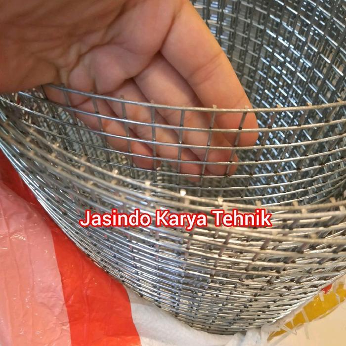 wiremesh galvanis 12 x 12mm x 1.2mm / kawat ram loket 12x12x1.2mm / kawat ayam galvanis 1.2mm lebar