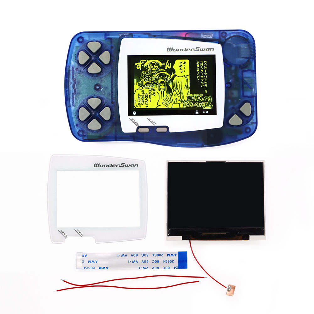 High Light Backlight LCD Display High Brightness LCD Screen Kit For Bandai WonderSwan For WS Game
