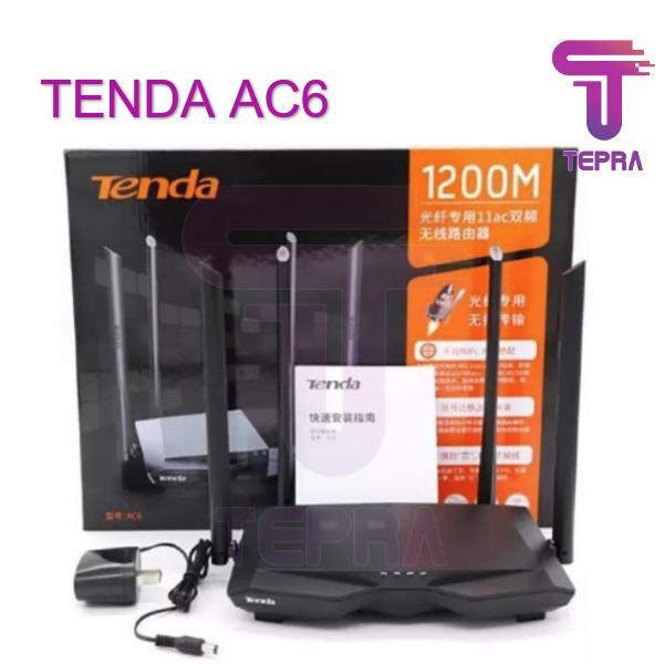 Tenda Ac6 Router Wifi Dual-Band Ac1200