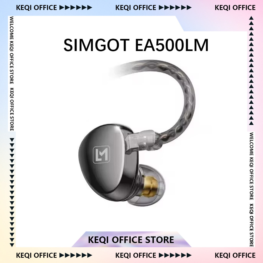 SIMGOT EA500 LM Wired Earphones Interchangeable Sound Tube High Resolution Dual-Cavity Earbuds
