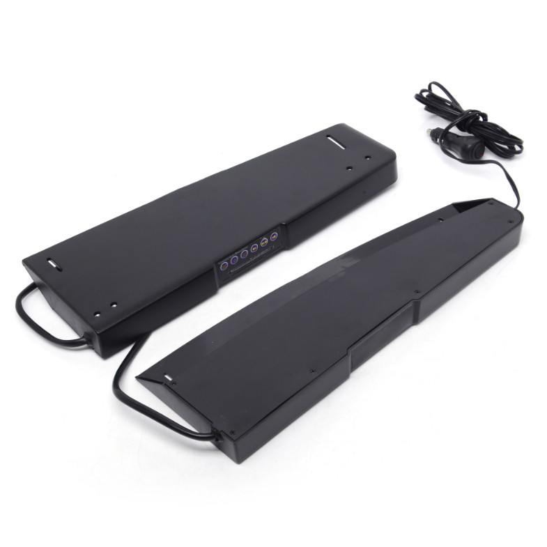 2pcs 60W Led Emergency Car Strobe warning light,Windshield dash Traffic Light with cigar lighter