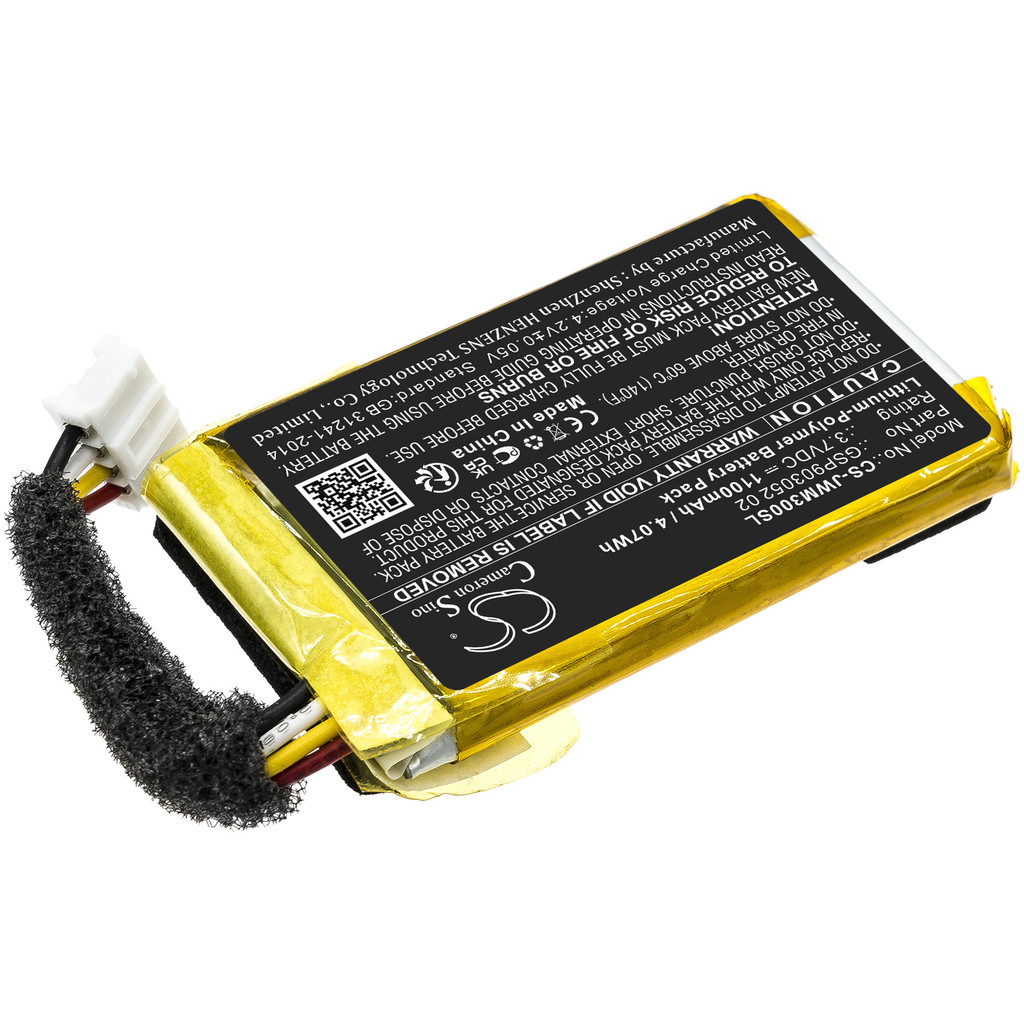 CS Replacement Battery for JBL Wind 3,Wind 3S PN:GSP903052 02 1100mAh / 4.07Wh