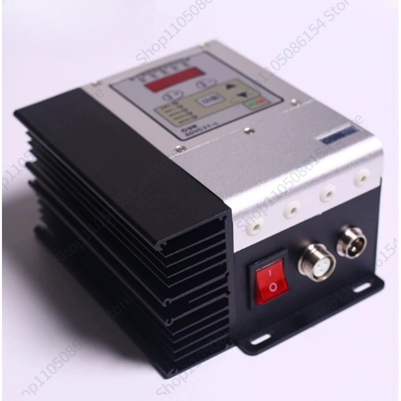 Vibrating disc feeder frequency controller, vibrating disc controller