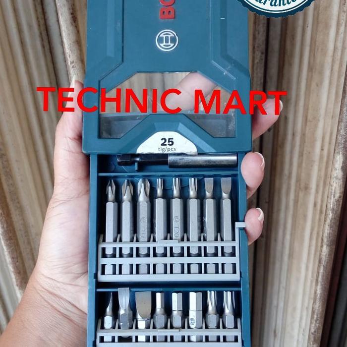 Mata Bor Obeng BOSCH 25 pcs Mini X-Line Screwdriver Bit Set mata bor bosch