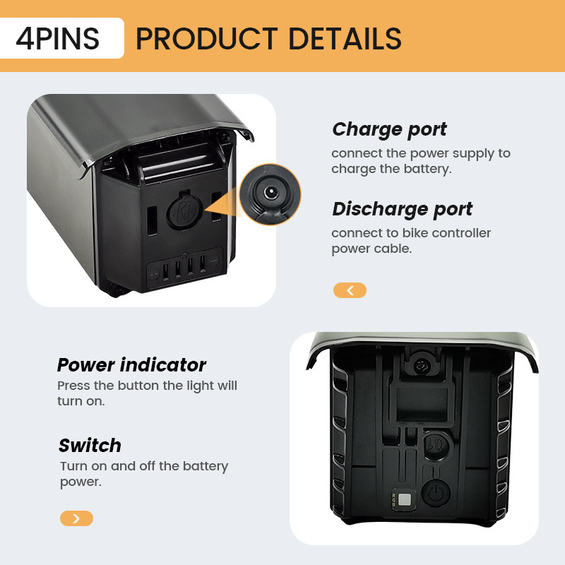 Hidden Tube Ebike Battery SYR 006 48v 14ah 17.5Ah 18650 Batteries Pack for 500w 750w 1000w bafang
