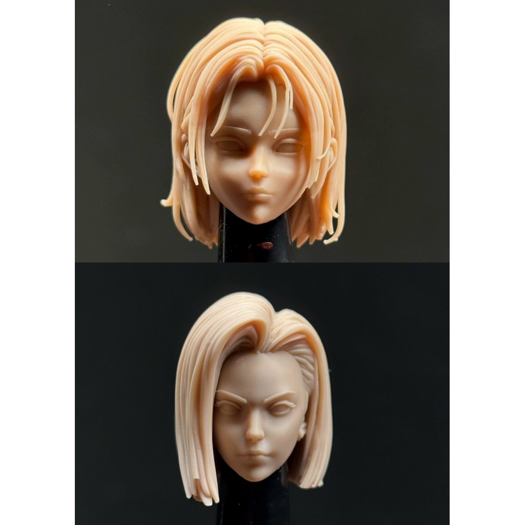 30days Made1/12 Scale Female Soldier Permanent Energy Person 18 Unpainted Head Sculpt Accessories