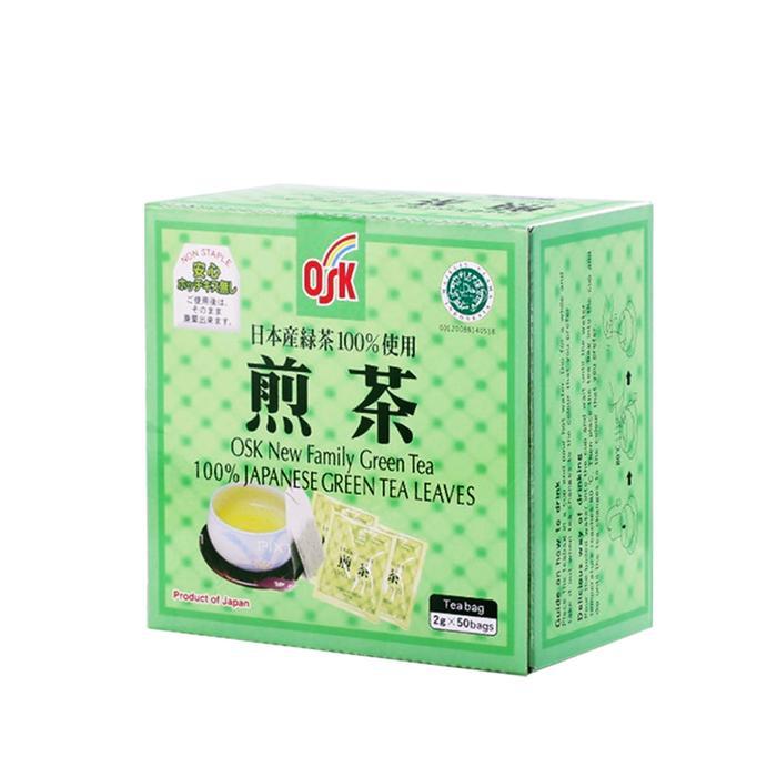 Osk Japanese Green Tea Original Isi 50 Sachet - Sencha Tea - Teh Hijau Original Terlaris