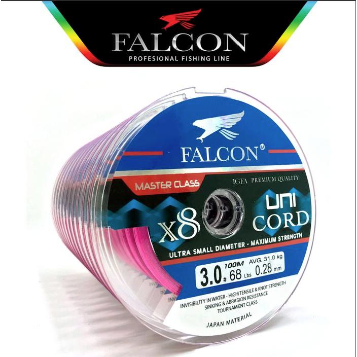 Senar Pe X8 Falcon Uni Cord 100M Connecting