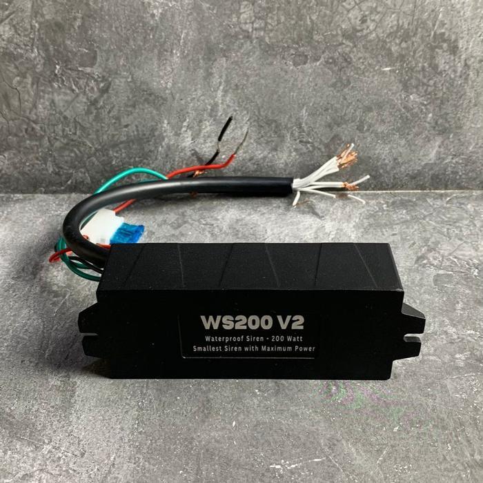 Ws200 Waterproof Siren Switch 200 Watt Sirine Motor Alternatif Wpa Wpm Kualitas Premium