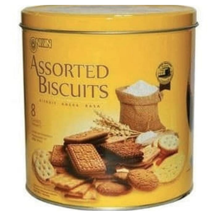 Promo Nissin Assorted Biscuits Yellow / Biskuit Kaleng Assorted Terlaris
