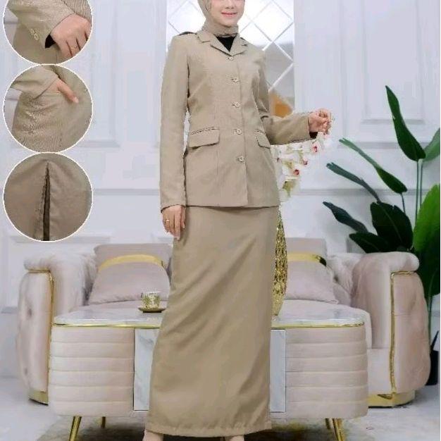 seragam pemda dki jakarta / seragam asn pns pemda guru dki jakarta / khaki pemda dki jakarta baju
