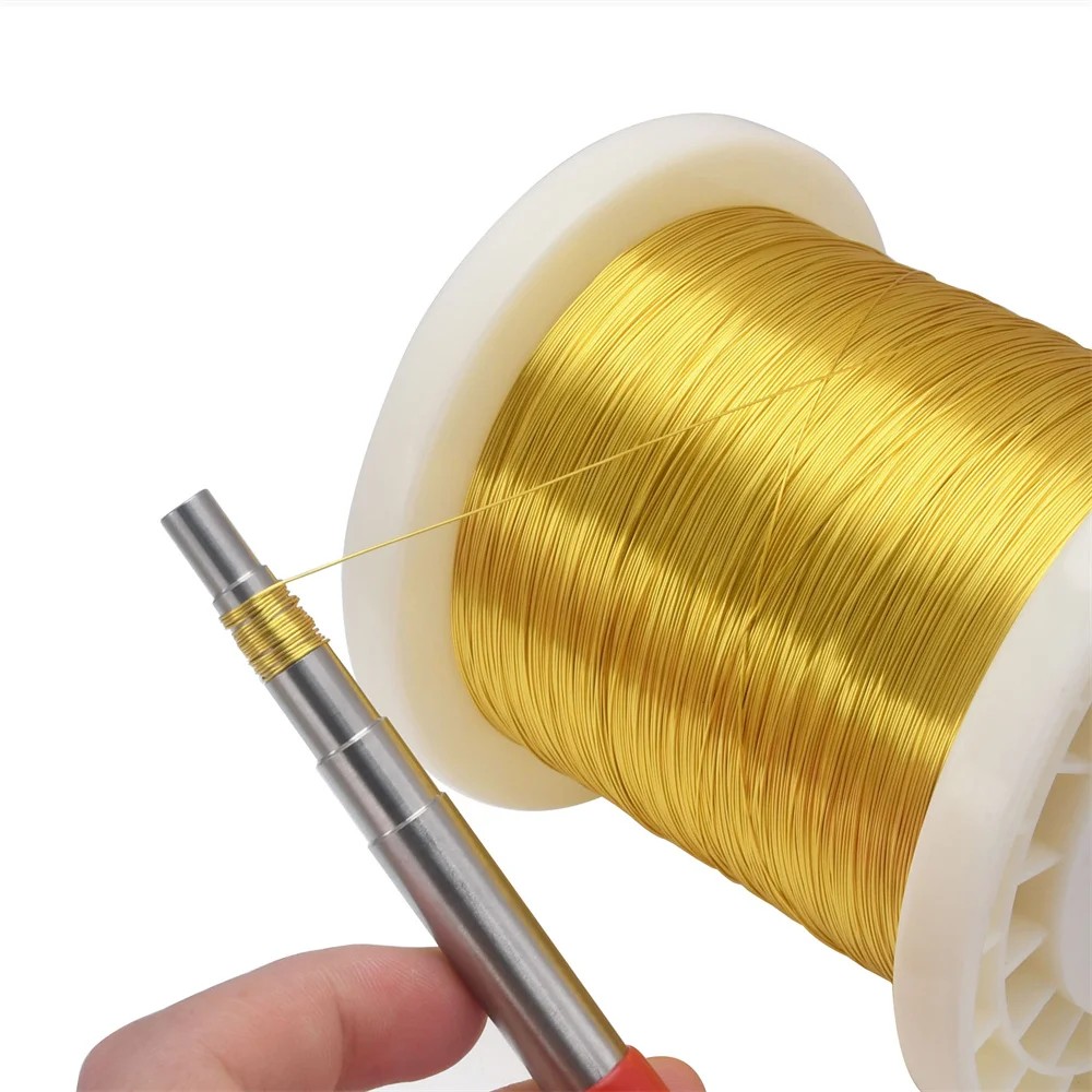 1kg/roll Copper Wire for Jewelry Making, Jewelry Craft Wire Tarnish Resistant Copper Beading Wire