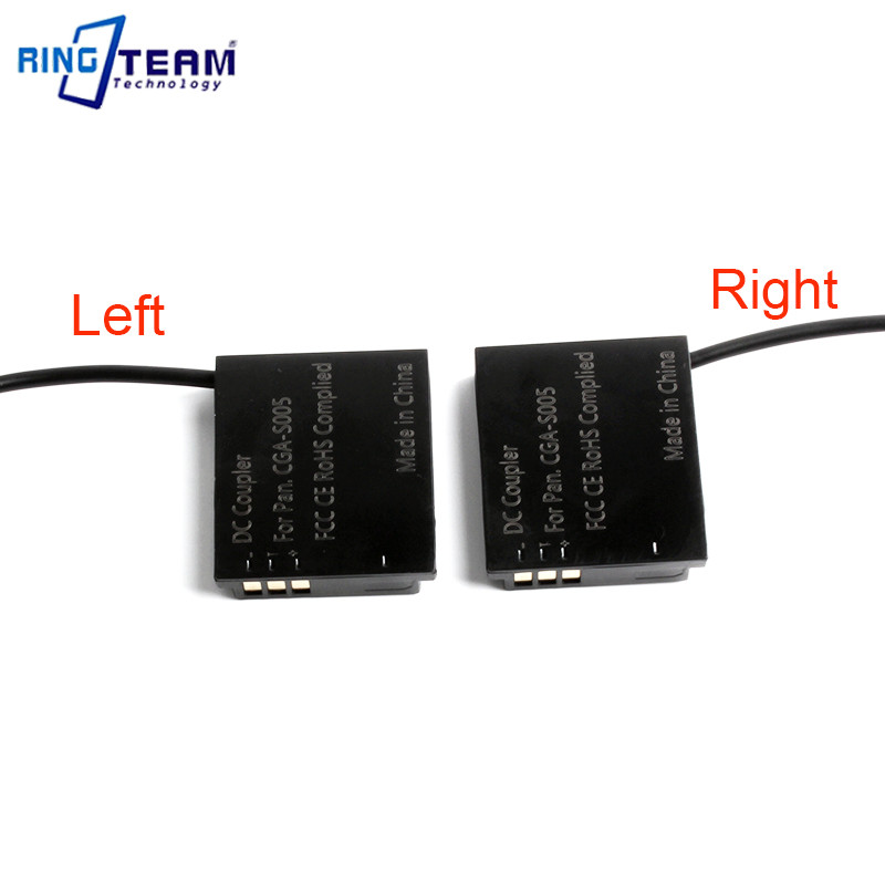 Shipping Free CGA-S005 DC Coupler S005E Dummy Battery for Panasonic LX2 LX3 FX8 DMC-FX100 for Ricoh