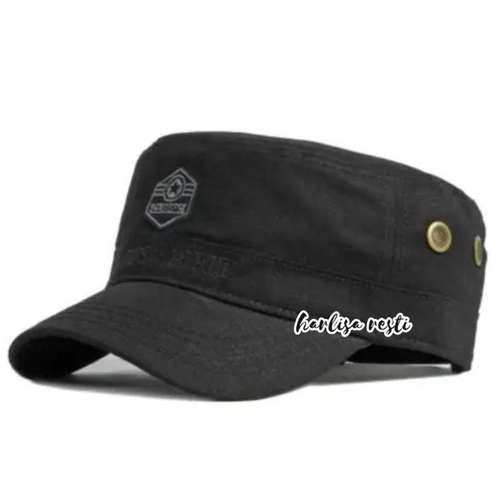 Topi Pria Komando Sport Spirit Bahan Tebal / Topi Komando Tulisan/ Topi Distro Pria Keren/ Topi Pria