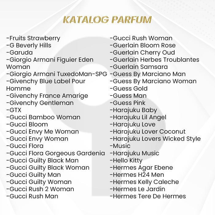 LIST PARFUM COLLECTOR PARFUM 2