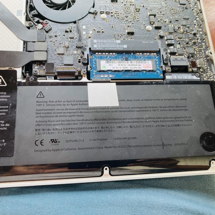 Original Battery Macbook Pro A1278 Second Normal