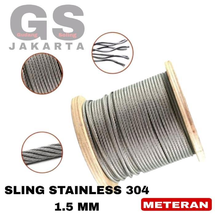 seling stainless steel 1.5mm / sling stainless steel 1.5mm