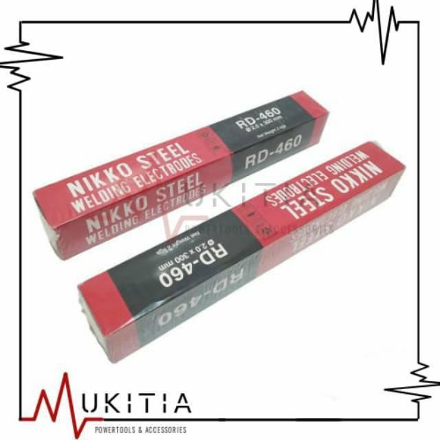 Ecer 1Kg Kawat Las Rd-460 Rd460 Rd 460 2Mm X 300Mm Nikko Steel