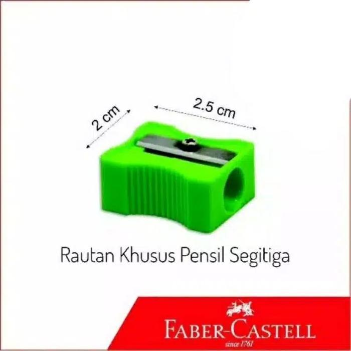 Rautan Pensil Segitiga Faber Castell