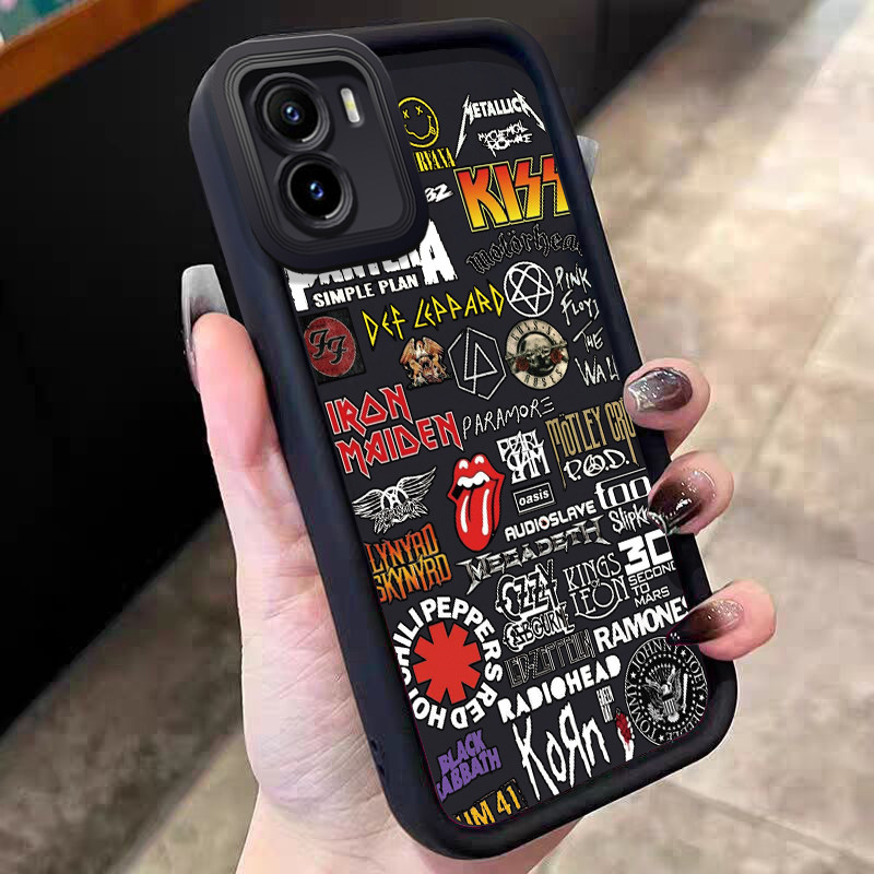 Casing Hp untuk VIVO Y15S Y15A Y15C Y01 Case Racing Sticker Band Kasing silikon Cesing Softcase anak