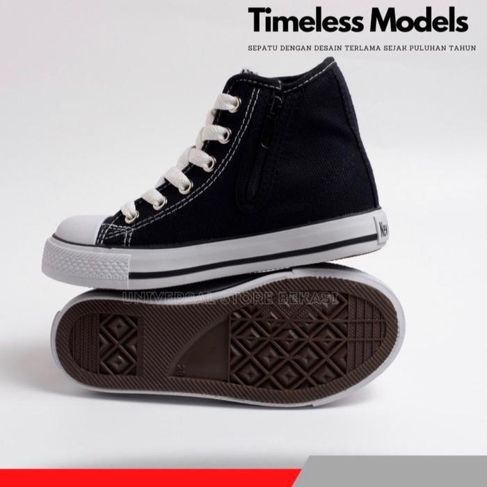 TERLARIS Sepatu New Basket NB 338 LC/Hc Sepatu anak New Basket resleting/Sepatu sekolah/Sepatu