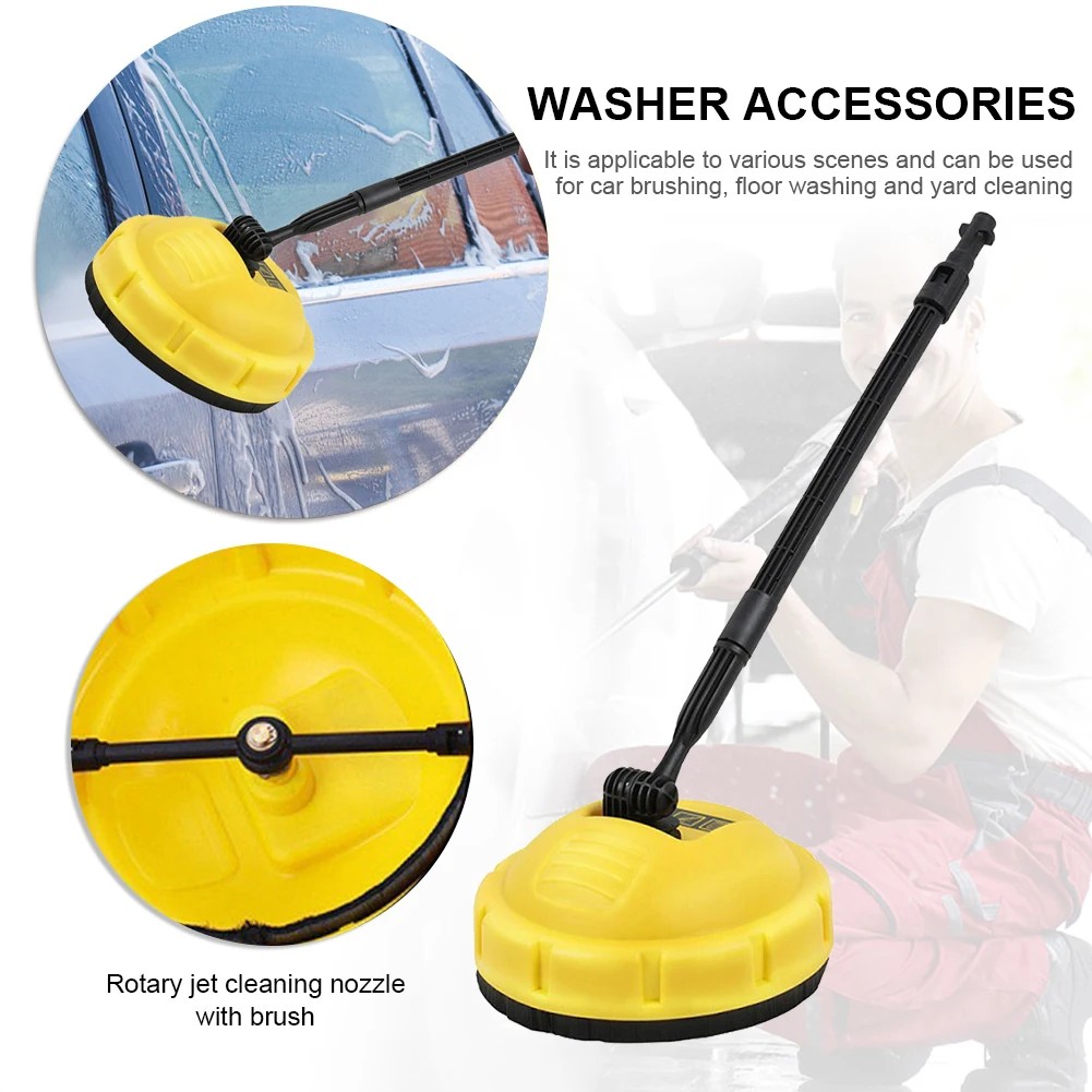 Pressure Washer Surface Cleaner Attachment Multi-Surface High-pressure Washer Accessories Car Washer