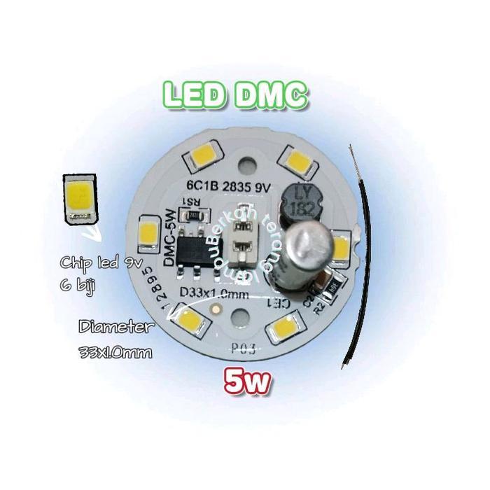 "New" PCB LED AC DMC 5w sampai 50w, chip 9v