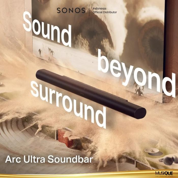 Sonos Arc Ultra Soundbar with Spatial Audio and Dolby Atmos - Smart Home Theatre System (Bluetooth &