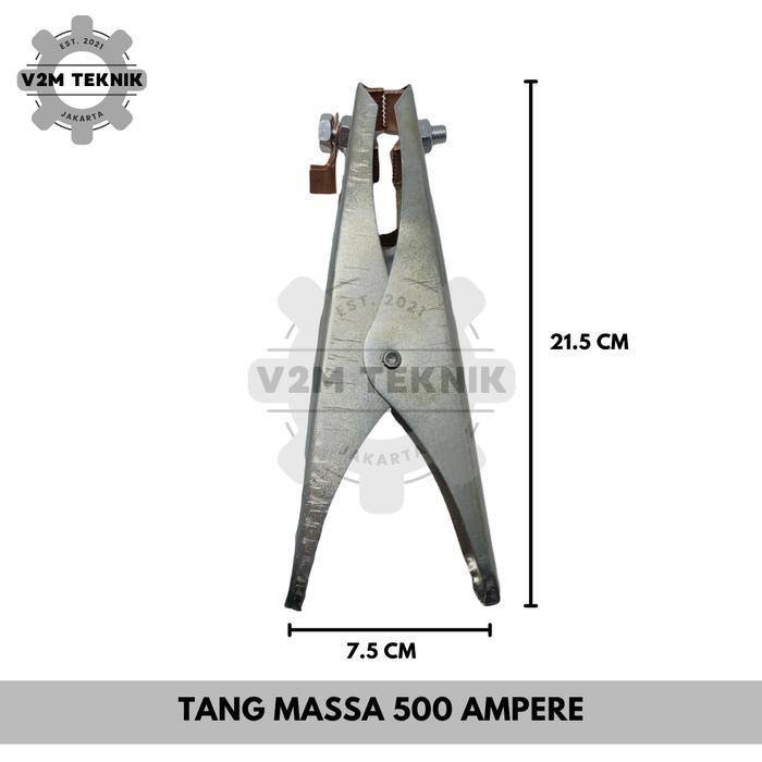 Tang Massa 500A / Earth Clamp 500 A Stang Las Klem Masa 500 Ampere