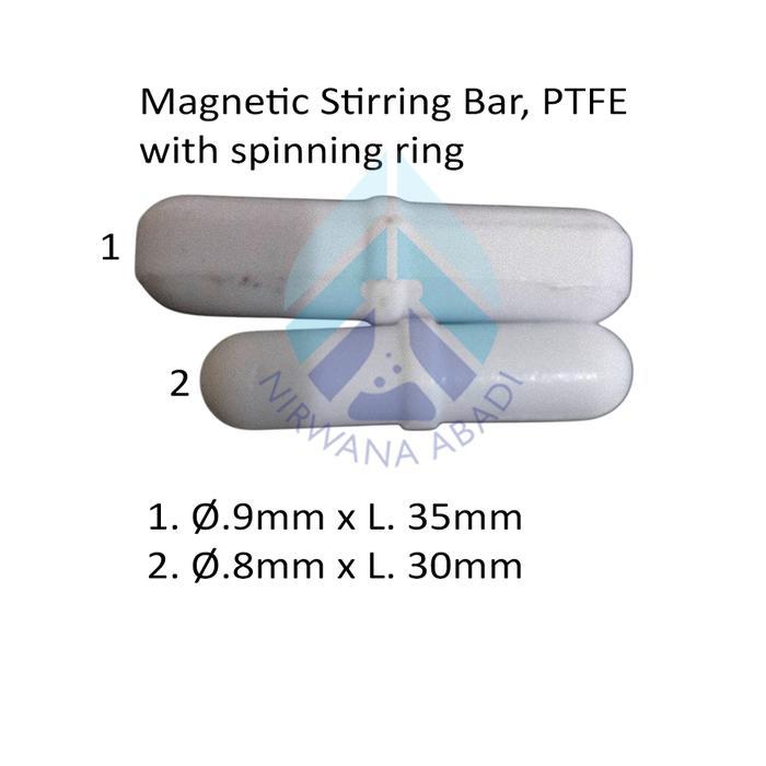 Magnetik Stirer Pengaduk Magnetik, Magnetic Stirring Bar PTFE Spinning Ring