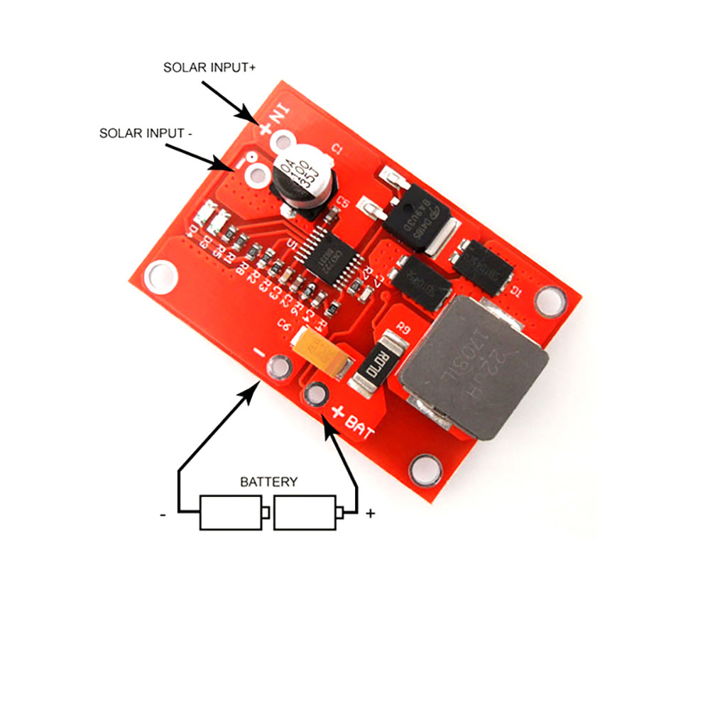 CN3722 3A MPPT SOLAR PANEL CONTROLLER 7.4V 8.4V 12V 2S 3S LITHIUM LI-ION LITHIUM BATTERY CHARGE