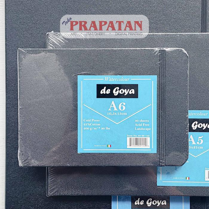 De Goya Stitch Watercolor Book CP 200gsm Buku Cat Air