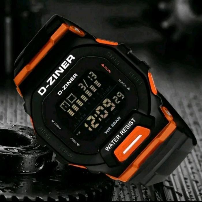 Jam Tangan Anak Pria D-Ziner 8312 Original Digital Tahan Air Free Box COD Fashion Fashion