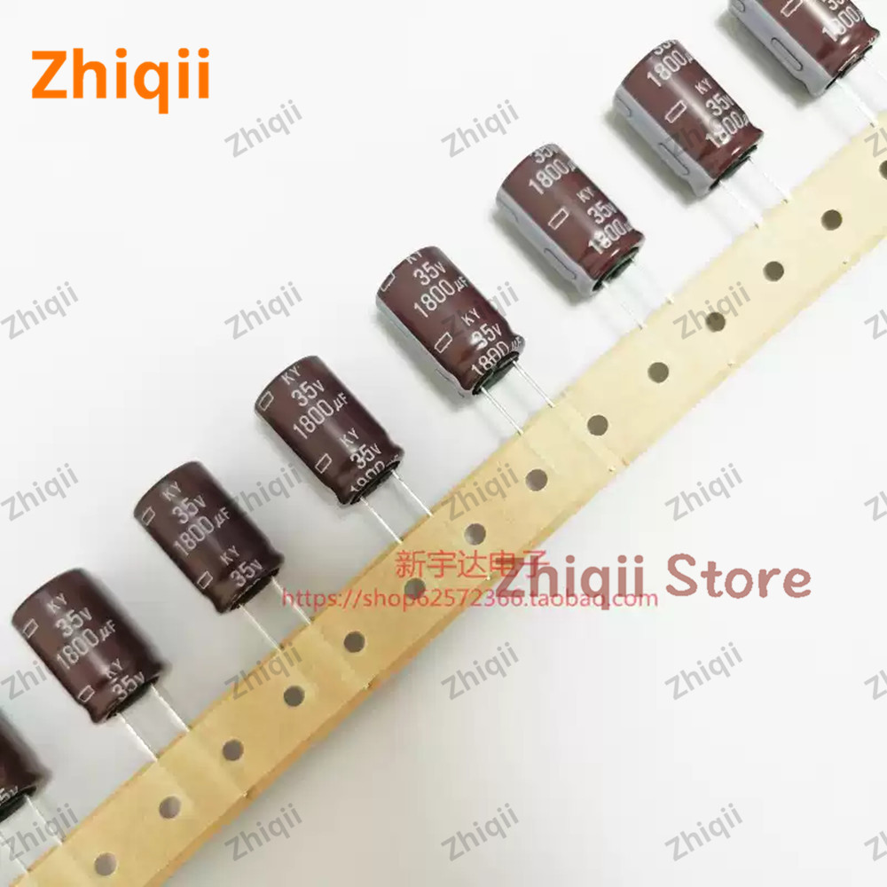 5pcs/10pcs Original new 1800UF 35V NIPPON CHEMI-CON Capacitor NCC 35V1800UF 16x25mm KY High