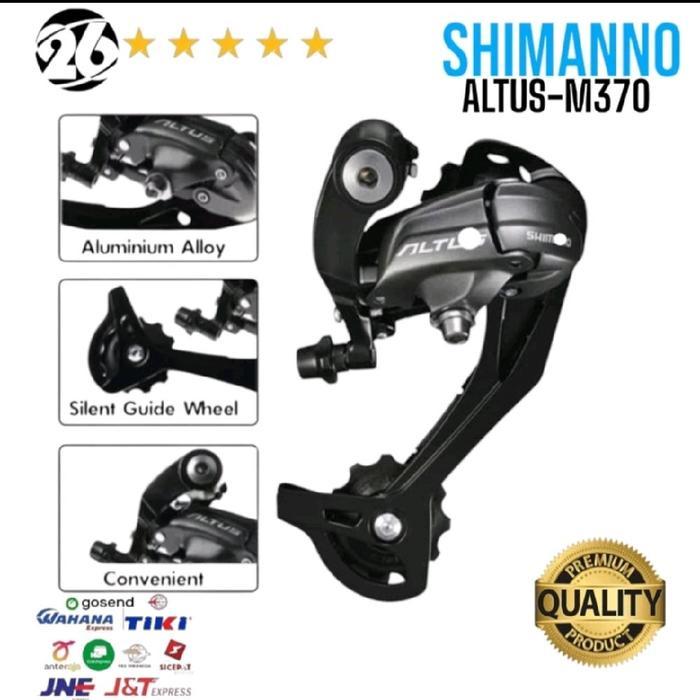 Rear Derailleur Rd Speed Bike Sepeda Shimano Altus M370 7 8 9 Speed Rd