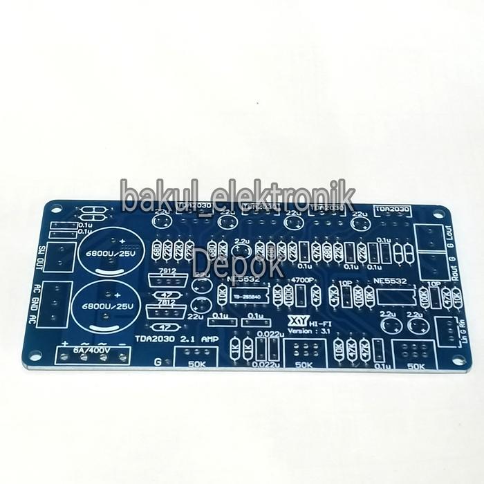 PCB POWER 2.1 CHIP AMP LM1875/TDA2050