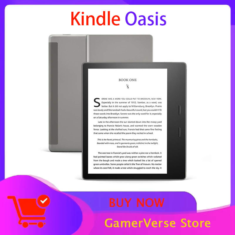 Kindle Oasis ebook reader With 7 display and page turn buttons Original second hand Kindle