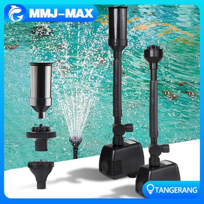 Ready Pompa Air Mancur Kolam Koi 7 Meter Mesin Air Terjun Dengan Kabel Panjang Untuk Dekorasi Taman