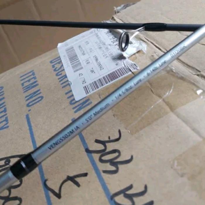 Ready joran abu garcia vengeance 502 spinning ring fuji