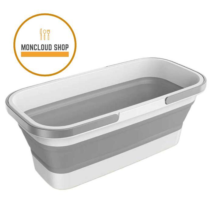 Ember Lipat 13 L Baskom Lipat Besar Portable Silikon Silicone Laundry