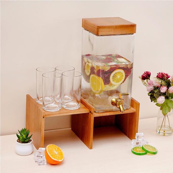 VYN Culinart Set 6 Pcs Hikaru Dispenser Minuman Drink Dispenser Beverage Dispenser Dispenser Minuman