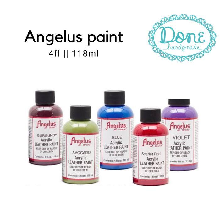 NEW PRODUK ANGELUS PAINT CAT KULIT CAT LUKIS ANGELUS LEATHER PAINT ACRYLIC LAINT THANKYOU & HAPPY