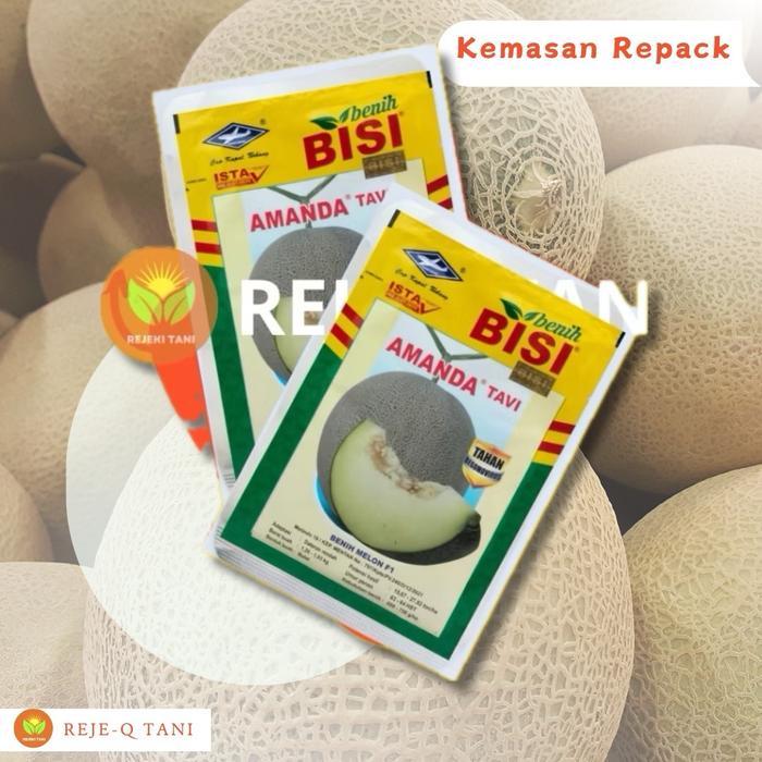 DISKON BENIH MELON AMANDA ASLI BISI KEMASAN REPACK ISI 50 100 DAN 200 BIJI READY STOCK