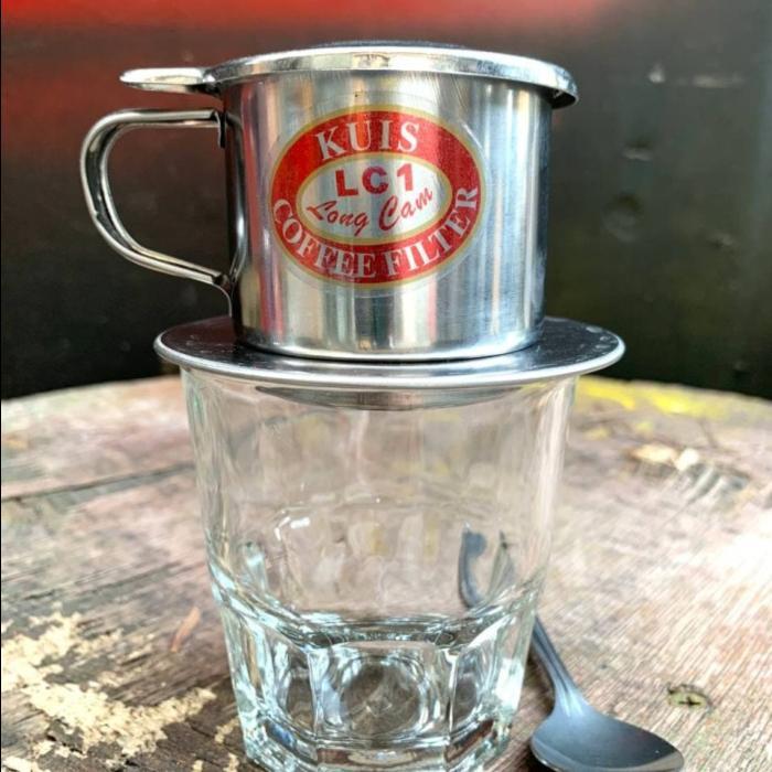 Paket Vietnam Drip + Gelas + Sendok / Set Vietnam drip