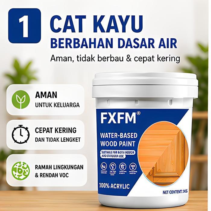 Bebas formaldehida alami murni cat kayu cat kayu pintu dan jendela cat kayu mengkilap cat kayu anti